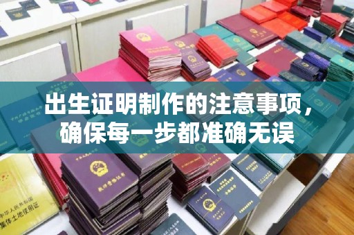 锦江出生证明制作的注意事项，确保每一步都准确无误